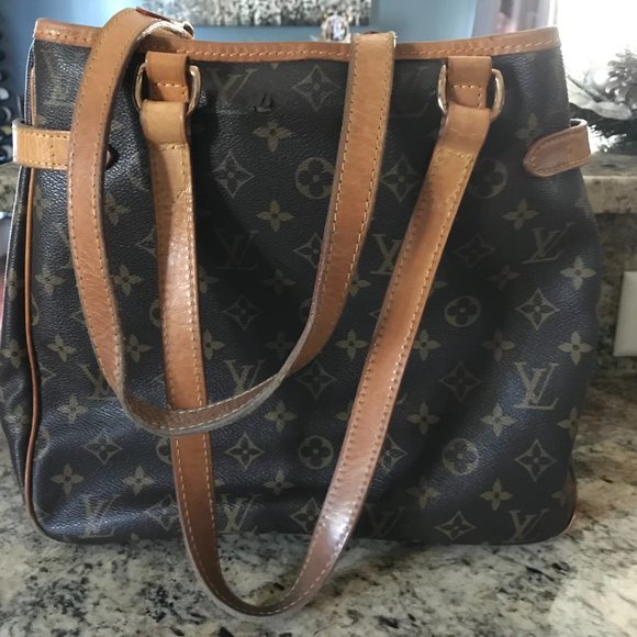 AUTHENTIC Louis Vuitton Monogram Batignolles Vertical Shoulder Satchel Tote Bag - Picture 9 of 15